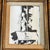 Contemporary Stephen Heigh female nude figure black and white painting. Signed and framed. 8x10 or approximately 15x17...