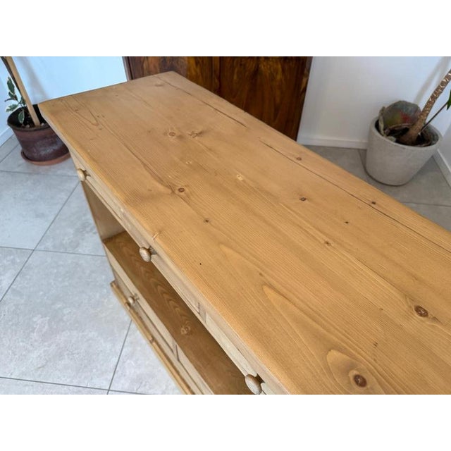 Rustic Chest of Drawers in Softwood For Sale - Image 18 of 18