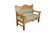 This antique settee or loveseat is crafted from premium solid quartersawn chunky oak in the American Empire / Transition...