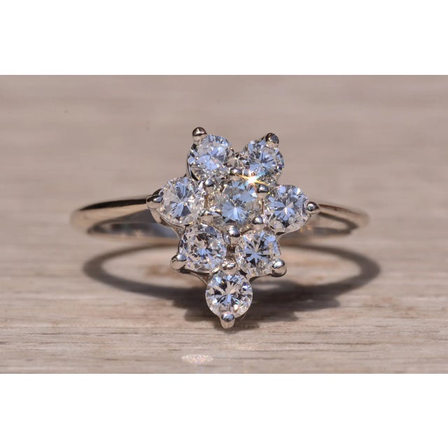 The Cedar Street: Vintage Diamond Shaped Diamond Ring For Sale - Image 4 of 11