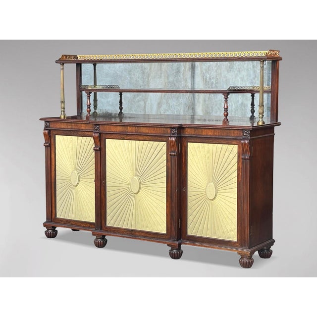 Brown Antique Regency Rosewood Sideboard, 1810 For Sale - Image 8 of 13