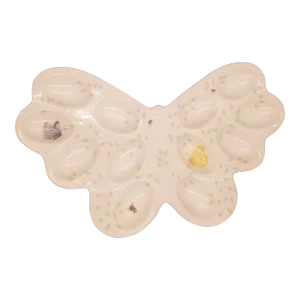 Lenox "Butterfly Meadow" Sculpted Deviled Egg Plate