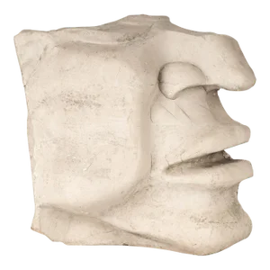 Monumental Cast Stone Architectural Element - Nose and Mouth Profile