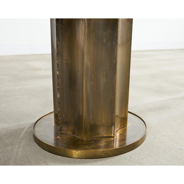 Wood Philip Kelvin LaVerne Creation of Man Bronze Cocktail Table For Sale - Image 7 of 12