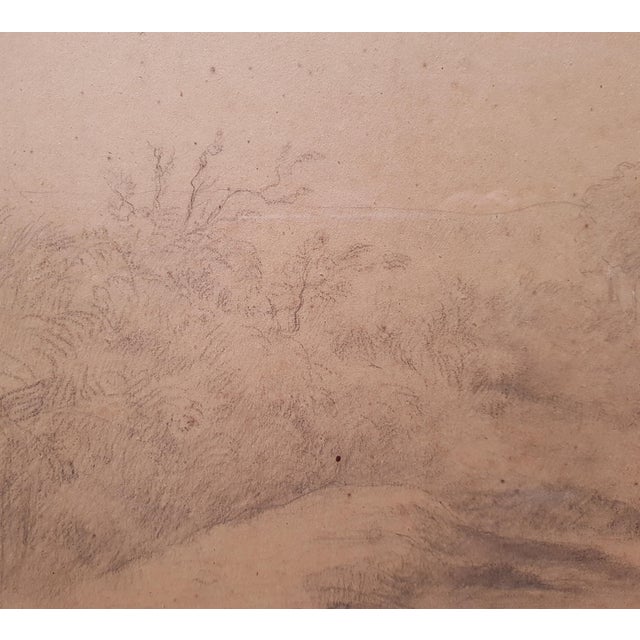Rousseau Theodore - 1840 - Landscape With Rocks - Large Drawing For Sale - Image 10 of 14