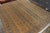 Traditional Hand-Knotted Vintage Ottoman Style Rug in Beige-Brown, Blue All Over Pattern For Sale - Image 3 of 9