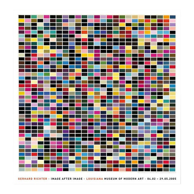 Gerhard Richter 1025 Farben - 1025 Colors Official Exhibition Poster For Sale