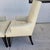 Off-white Barbara Barry for Henredon Leather Dining Accent Armchairs Set of 2 For Sale - Image 8 of 18