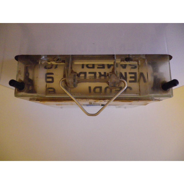 Wall Clock with Calendar from Jaz Transistor, 1960s For Sale - Image 13 of 17