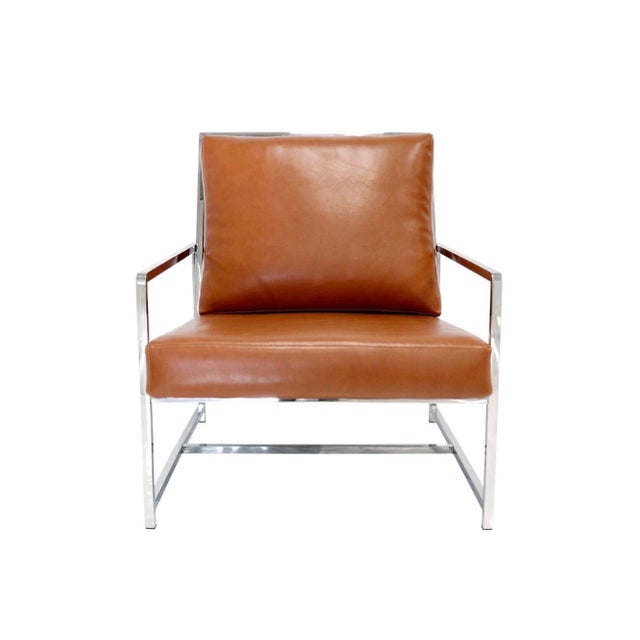 Contemporary 1980s Sleek Modern Lounge Chairs For Sale - Image 3 of 11