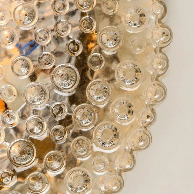 Glass Wall Light/ Flush Mount attributed to Motoko Isshi for Staff, 1970s For Sale - Image 4 of 12