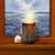 Golden Thread Medium Cylindrical Medium Candle Holder For Sale - Image 10 of 10