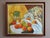 GATHERED HARVEST Size: 20.5 x 24 inches (including frame) Oil on Canvas A charming mid-century still life that captures a...