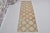 Textile Vintage Turkish Runner, Muted Pastel Diamond Lattice Pattern, Hand-Knotted Wool For Sale - Image 7 of 10