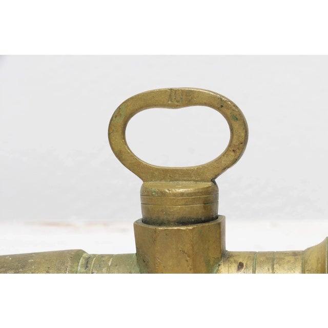 19th Century Antique French Wine Brass Barrel Tap For Sale - Image 10 of 13