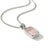 Rose Quartz Stackable Pendant, Pink Gemstone Dainty Pendant For Sale - Image 4 of 4