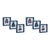 2020s Pine Tree Sentiment Sign (Set of 6) For Sale - Image 5 of 5