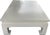 Vintage Ming-Style Rectangular Coffee Table in White Lacquer Finish • Dimensions: H16.5” x W54.5” x D35” • Design: A...