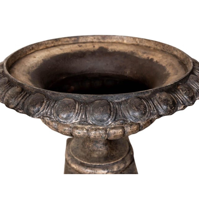 French Antique Cast Iron Planter For Sale - Image 3 of 5