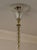 Vintage Italian Art Deco Brass Chandelier with Glass Leaves attributed to Ercole Barovier for Barovier&Toso, 1940s For Sale - Image 12 of 14