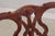 Wood Chippendale Style Mahogany Window Bench For Sale - Image 7 of 18
