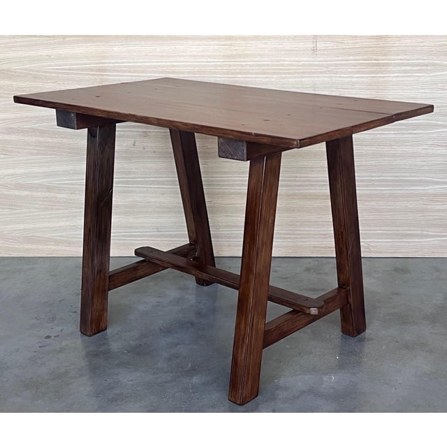 19th Century Spanish Baroque side or working table completely restored.