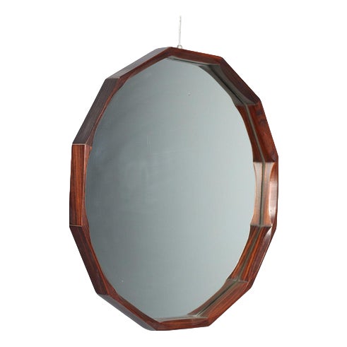 Dodecahedron Mirror, 1960s For Sale