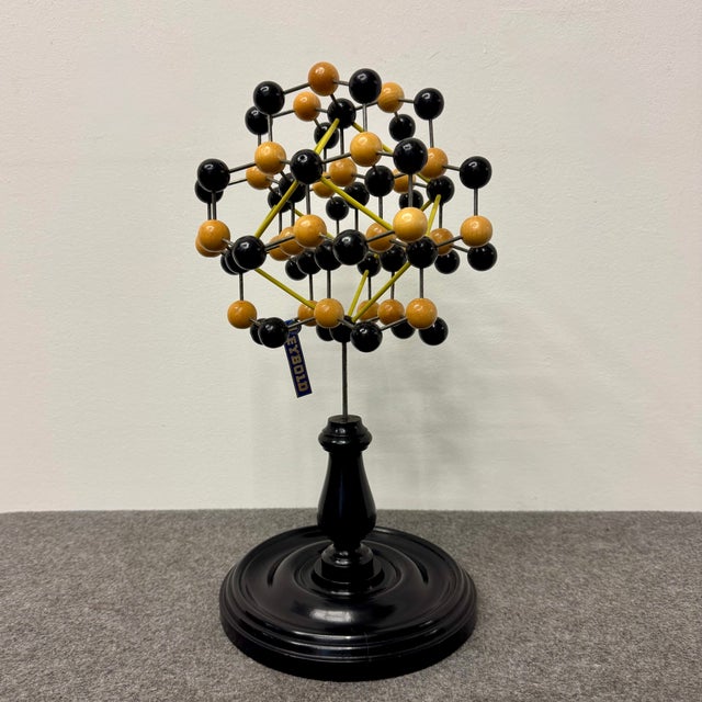 Black BVintage Black Molecular Model, 1940s For Sale - Image 8 of 8