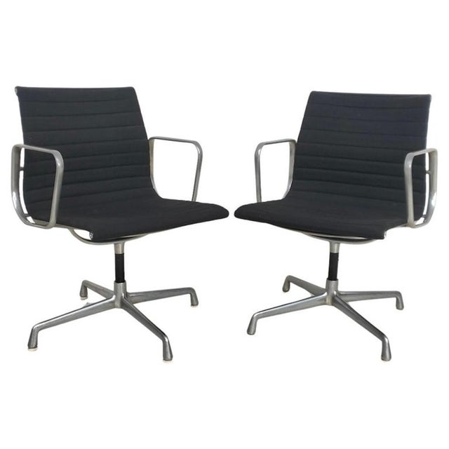 Set of EA108 Aluminium Chairs attributed to Charles and Ray Eames for ICF, 1960s For Sale - Image 17 of 17