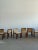 W18 D18 H30 SW17.5 SD15 SH19 Post modern Teatro side chairs Attributed to architect Aldo Rossi and Luca Meda. These chairs...