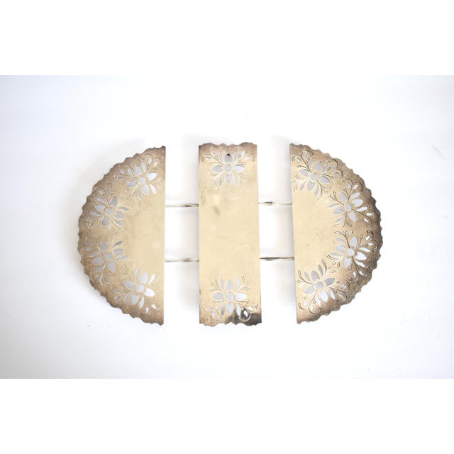 Vintage Vintage Expandable Silver Plate Trivet Chairish