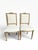 Wood Pair of Mid-20th Century Louis XVI Style Giltwood Side Chairs With Cream Linen Upholstery For Sale - Image 7 of 16