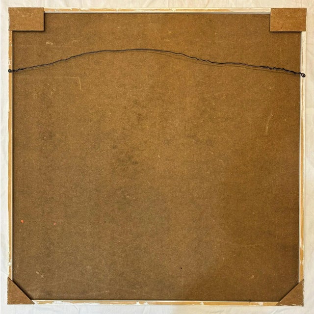 Jean Krillé, Landscape 103, Oil on Masonite, 1988 For Sale - Image 9 of 10