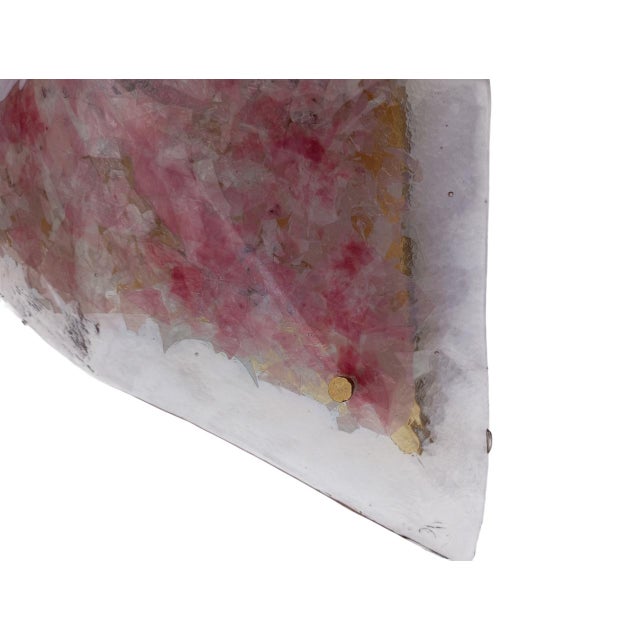 Large Triangular Murano Glass Wall Light, 1970s For Sale - Image 6 of 16