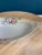 Noritake Vintage Noritake Nippon Hand-Painted Pink Rose Oval Serving Bowl For Sale - Image 4 of 6