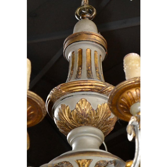 19th Century Continental Parcel-Gilt Chandelier For Sale In Dallas - Image 6 of 8