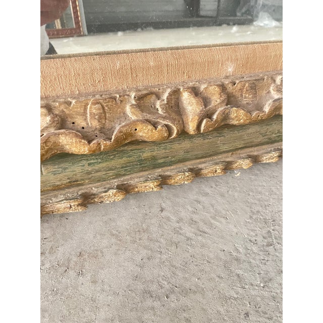 Wood Antique Italian Beechwood Mirror For Sale - Image 7 of 11