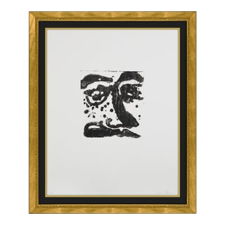 Late 20th Century sfe.305:i.26 Abstract Black Aquatint Sam Francis For Sale