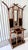 Antique Late 1800s English Scorched Bamboo Chinoiserie Hall Tree For Sale - Image 4 of 18