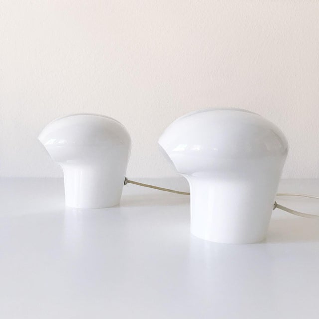 Mid-Century Modern Murano Glass Table Lamps, Italy, 1970s, Set of 2 For Sale - Image 10 of 18