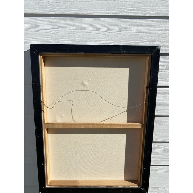 Late 20th Century Fabrice De Villeneuve Large Hand-Embellished Canvas Print "Neoclassical Urn" in Floating Frame For Sale In Portland, OR - Image 6 of 9