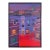 1994 Kathleen Eaton "The Roof Tops" Hand-Embellished Oil Serigraph on Board – Imagined Chicago Scene (Ed. 22/44) For Sale