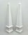Elevate your outdoor landscape with this striking pair of grand-scale obelisks, crafted from durable cast stone with a...