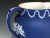 Blue Antique Wedgwood Large Dark Blue Jasperware Pitcher Made in England For Sale - Image 8 of 13