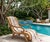Vintage Solid Teak Sculptural Steamer-Style Chaise Lounge Chair For Sale - Image 10 of 12