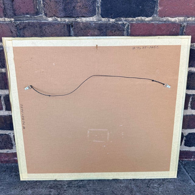 Framed Surrealist Oil Landscape Painting Signed Walle For Sale - Image 11 of 11