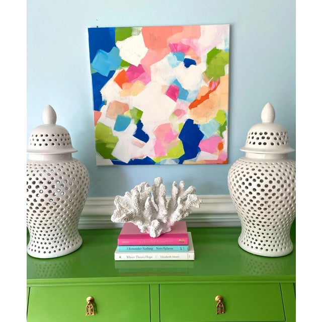 "Summer Night's 2 " Original Art on Canvas by Michelle Chong For Sale - Image 4 of 9