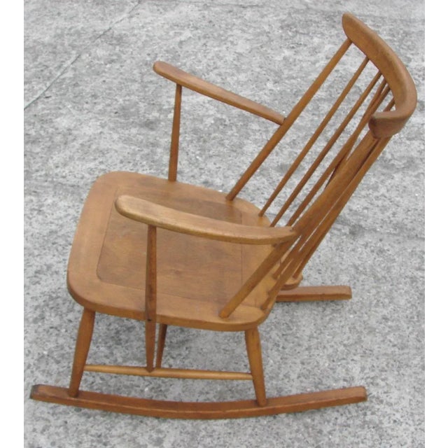 Modern Rocking Chair by Lucian Ercolani for Ercol, 1950s For Sale - Image 3 of 12