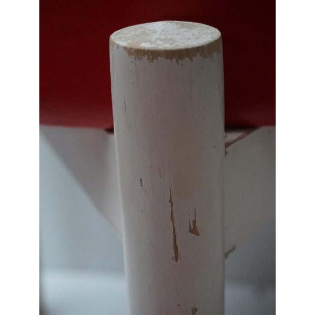 Vintage Scandinavian Round Stool by Hugo Frandsen, 1960s For Sale - Image 10 of 17