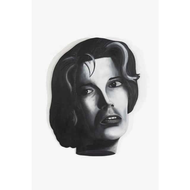 Ken Warneke Face Painting "Female looking Left" Chicago School of Painters Ken Warneke Face Painting "Female Looking Left"